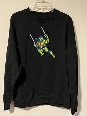 Bricktown Paris x TMNT Sweatshirt Leonardo Teenage Mutant Ninja Turtles Medium
